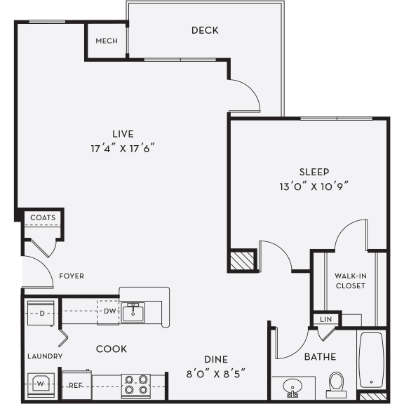 1 & 2 Bedroom Apartments in Milford, CT Merion Milford